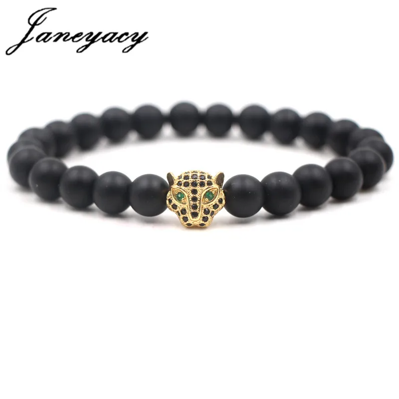 Janeyacy Creative Trend Bracelet Women Frosted Stone Bracelet Pulseira Mulheres Classic Wolf Head Zircon Bracelet Men Pulsera
Janeyacy Creative Trend Bracelet Women Frosted Stone Bracelet Pulseira Mulheres Classic Wolf Head Zircon Bracelet Men Pulsera