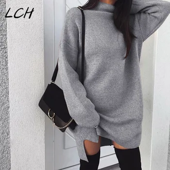 Autumn Turtleneck Warm Hoodies Dresses Women Winter Long Sleeve Loose Knitted Dress Casual Solid Dress Vestidos S M L 2XL
Autumn Turtleneck Warm Hoodies Dresses Women Winter Long Sleeve Loose Knitted Dress Casual Solid Dress Vestidos S M L 2XL