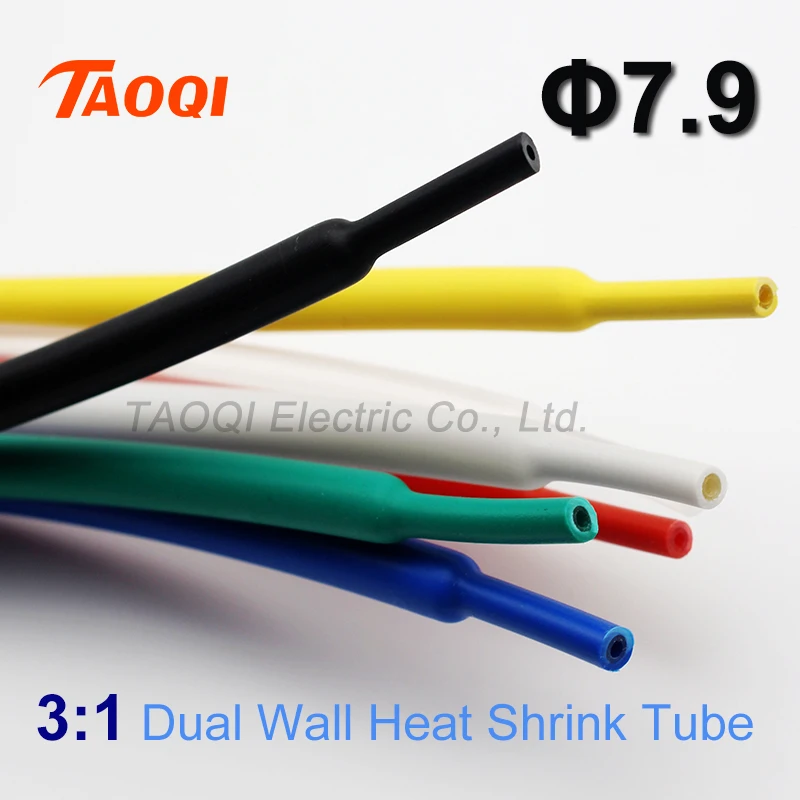 1Meter 7.9mm Heat Shrink Tubing Adhesive with Glue Lined 3:1 Shrinkage Dual Wall Shrink Tube Wrap Wire Cable
1Meter 7.9mm Heat Shrink Tubing Adhesive with Glue Lined 3:1 Shrinkage Dual Wall Shrink Tube Wrap Wire Cable
