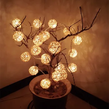 3m 20LED Rattan Ball Solid Color Light String Battery Light Colorful Lamp Handcrsft for Wedding Party Decoration Supplies
3m 20LED Rattan Ball Solid Color Light String Battery Light Colorful Lamp Handcrsft for Wedding Party Decoration Supplies