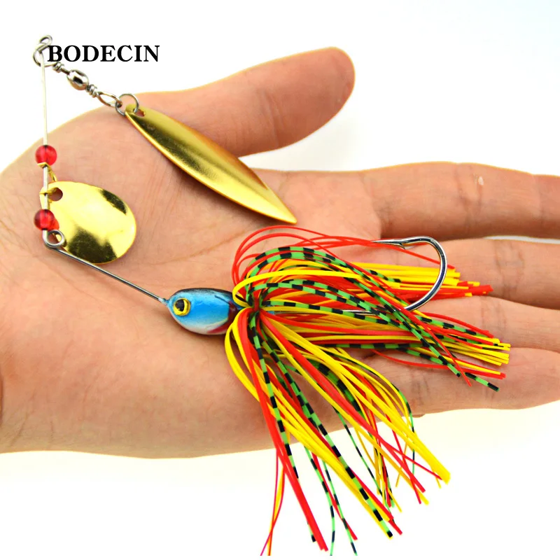 1PS Fishing Lure Wobblers Lures Wobbler Spinners Spoon Bait For Pike Peche Tackle All Artificial Baits Metal Sequins Spinnerbait (4)