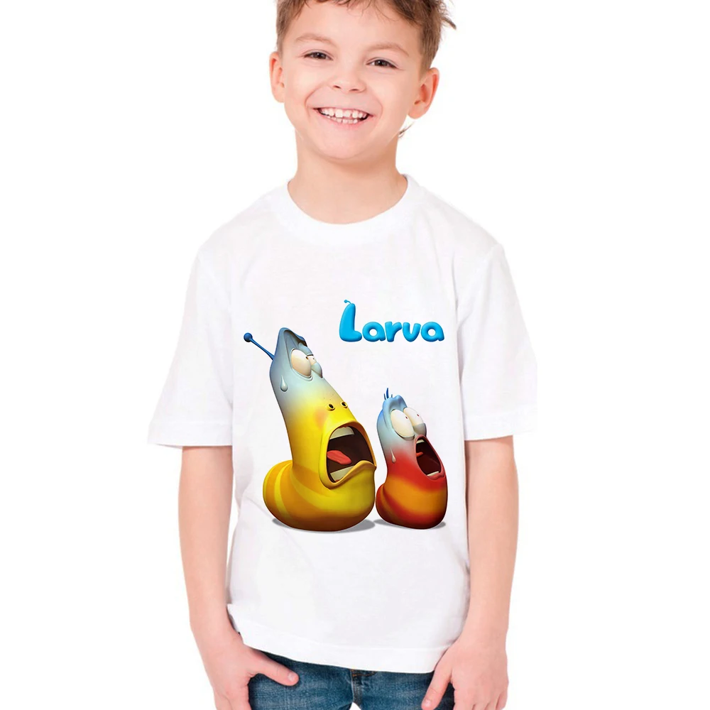Cartoon Larva Kids T Shirt Boys Girls Unisex T-shirt Korea Hilarious Insect Larva Baby Tshirt Children Summer Tops Tees Toddler
Cartoon Larva Kids T Shirt Boys Girls Unisex T-shirt Korea Hilarious Insect Larva Baby Tshirt Children Summer Tops Tees Toddler
