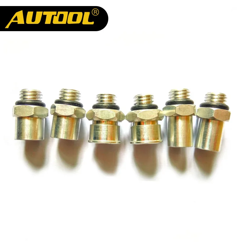 AUTOOL CT150 CT200 Motorcycle Fuel Injector Nozzle Connector Tester Motor Parts Autocycle Accessories Autobike Scooter 6PC
AUTOOL CT150 CT200 Motorcycle Fuel Injector Nozzle Connector Tester Motor Parts Autocycle Accessories Autobike Scooter 6PC