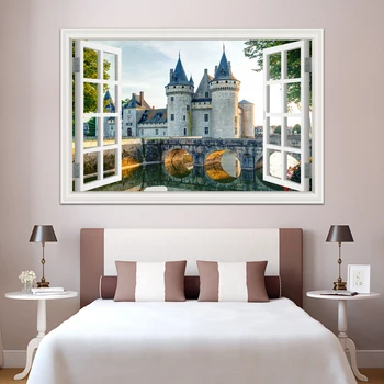3d Window Decal Wall Sticker Europe Castle Architecture Beautiful Landscape Wallpapers PVC Vinyl Sticker Mural Art Home Decor
3d Window Decal Wall Sticker Europe Castle Architecture Beautiful Landscape Wallpapers PVC Vinyl Sticker Mural Art Home Decor