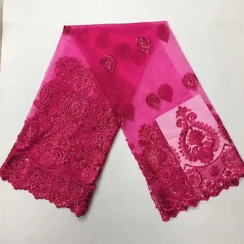 African Lace Fabric 2018 Embroidered Nigerian Laces Fabric Bridal High Quality French Tulle Lace Fabric For Women F243-2
African Lace Fabric 2018 Embroidered Nigerian Laces Fabric Bridal High Quality French Tulle Lace Fabric For Women F243-2