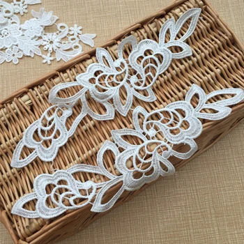 Water soluble lace applique hollow flower paste wedding dress of cloth lace patch accessories
Water soluble lace applique hollow flower paste wedding dress of cloth lace patch accessories
