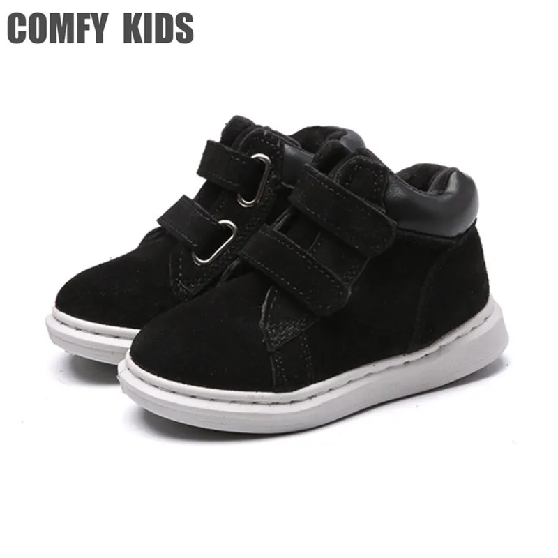 Image COMFY KIDS Winter Warm Boots Shoes Children s Boots Sneakers Shoes Boys Girls Cotton Shoes Size 23 36 Child Snow Boots Shoes