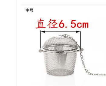 A01 Kitchen cooking tool 304 stainless steel seasoning bag Luliao ball soup Spice Tea ball Hot pot drain filter
A01 Kitchen cooking tool 304 stainless steel seasoning bag Luliao ball soup Spice Tea ball Hot pot drain filter