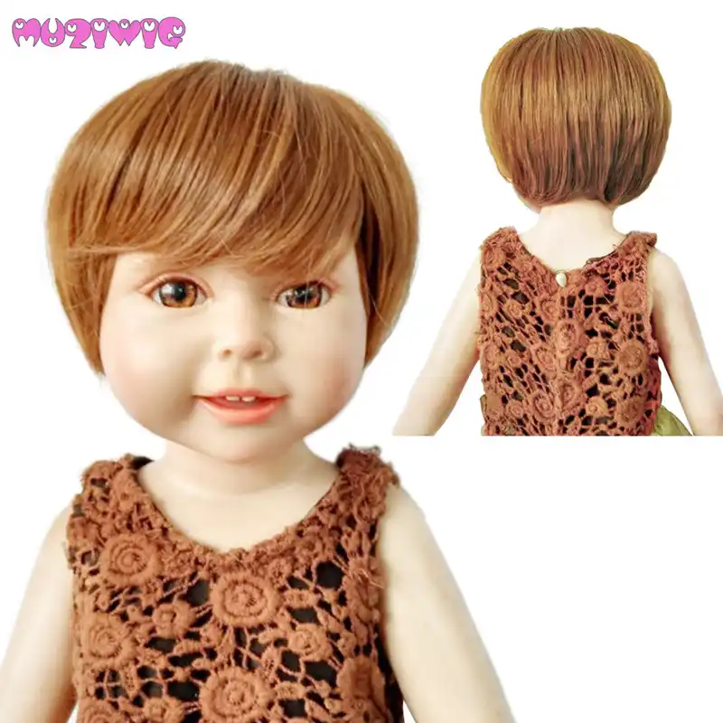 Muziwig Heat Resistant Synthetic Classic Short Bob Doll Wig Hair