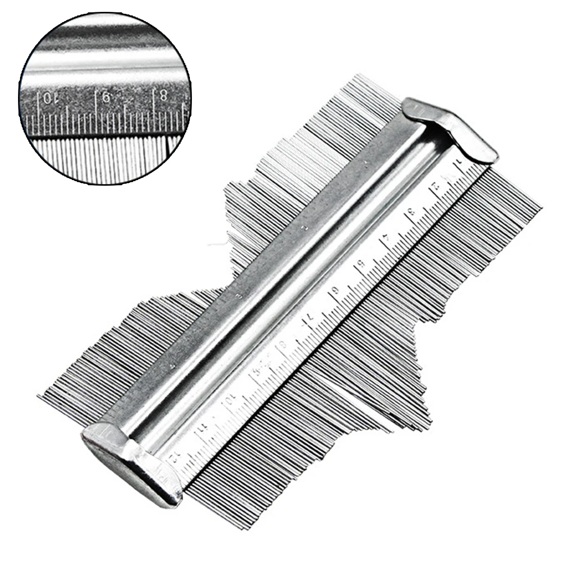 Decoration Profile Steel Pattern Contoured Depth Tiling Metal Tiles Steel 125MM irregular contour measuring gauge
Decoration Profile Steel Pattern Contoured Depth Tiling Metal Tiles Steel 125MM irregular contour measuring gauge