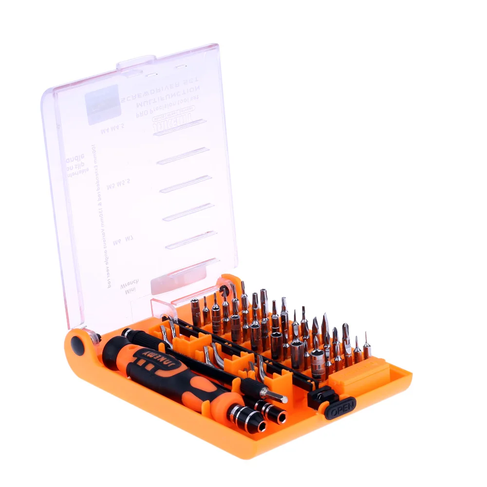 JAKEMY 52 in 1 Professional Screwdriver Set Multi-tool Kit for Repair for watch Phones PC Electronic Maintenance parafusadeira
JAKEMY 52 in 1 Professional Screwdriver Set Multi-tool Kit for Repair for watch Phones PC Electronic Maintenance parafusadeira