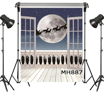LB Polyester & Vinyl Christmas snow night Santa Claus Sitting On A Reindeer Sleigh Photography Photo Background Studio Backdrop
LB Polyester & Vinyl Christmas snow night Santa Claus Sitting On A Reindeer Sleigh Photography Photo Background Studio Backdrop