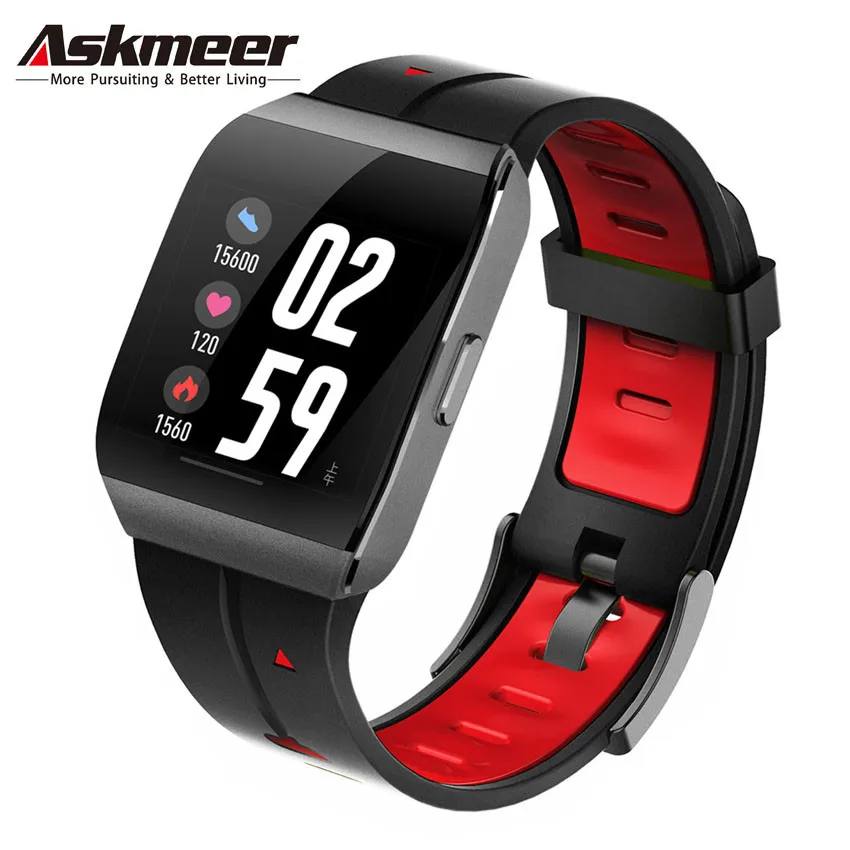 ASKMEER X1 Smart Sport Bracelet IP68 Waterproof Smart Watch Heart Rate Monitor Finess Tracker Brand large Color Screen Wristband
ASKMEER X1 Smart Sport Bracelet IP68 Waterproof Smart Watch Heart Rate Monitor Finess Tracker Brand large Color Screen Wristband