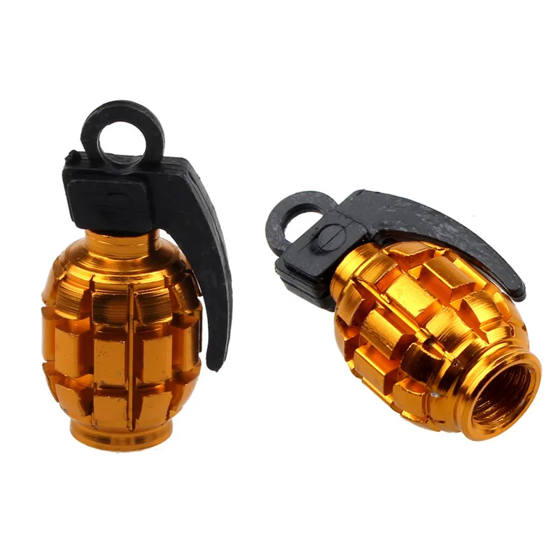 2PCS Grenade Alloy Valve Caps Dust Covers Bike Bicycle MTB BMX Tyre proof Style Bicycle Tire Valve Cap Wheel Dust Proof Cover
2PCS Grenade Alloy Valve Caps Dust Covers Bike Bicycle MTB BMX Tyre proof Style Bicycle Tire Valve Cap Wheel Dust Proof Cover