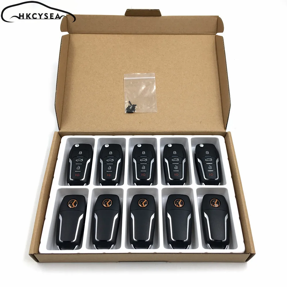 HKCYSEA 10pcs/lot 3 Button Universal Remote Key for Ford Style English Language for Xhorse VVDI Key Tool
HKCYSEA 10pcs/lot 3 Button Universal Remote Key for Ford Style English Language for Xhorse VVDI Key Tool
