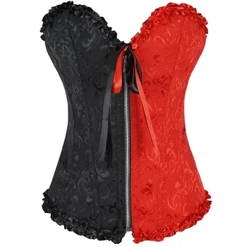 Women Sexy corset steampunk gothic clothing corsets and bustiers Burlesque slimming underwear Black with red corset
Women Sexy corset steampunk gothic clothing corsets and bustiers Burlesque slimming underwear Black with red corset