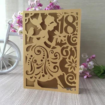 50pcs/lot New Arrival Multi Color 18th Birthday Party Invitation Card Girl Pattern Invitations Card Greeting Card
50pcs/lot New Arrival Multi Color 18th Birthday Party Invitation Card Girl Pattern Invitations Card Greeting Card