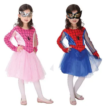 M~XL New Pretty Spider Girl Spiderman Cosplay Children Costume Hallowean Masquerade Party Suit for Kids Cute Pink Dress + Mask
M~XL New Pretty Spider Girl Spiderman Cosplay Children Costume Hallowean Masquerade Party Suit for Kids Cute Pink Dress + Mask
