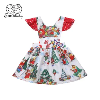 Christmas Flower Girls Baterfly Sleeve Dress Princess Baby Party Backless Bowknot Dress Kids Party Pageant Dresses 0-3Y
Christmas Flower Girls Baterfly Sleeve Dress Princess Baby Party Backless Bowknot Dress Kids Party Pageant Dresses 0-3Y
