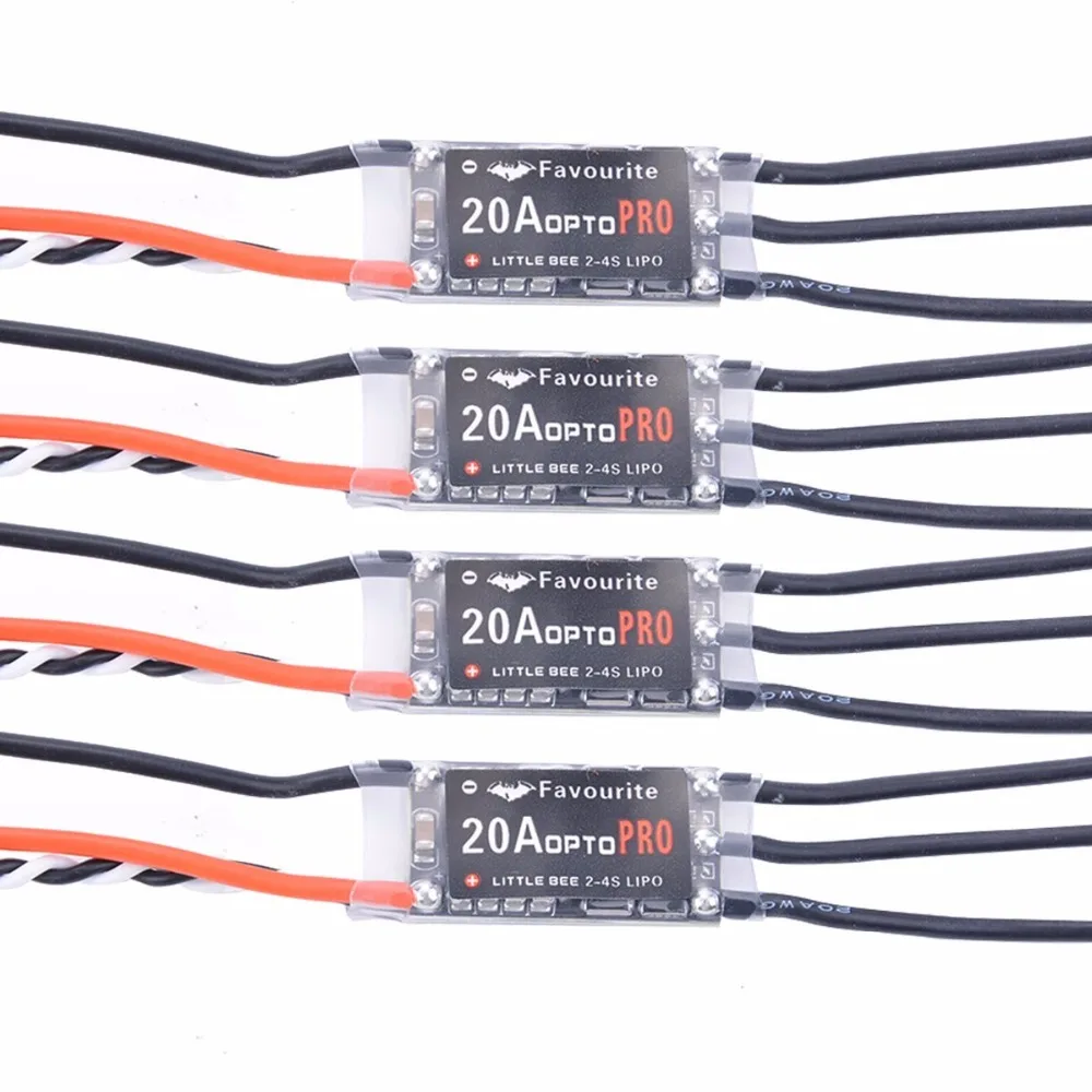 Original Favourite FVT LittleBee 20A OPTO PRO ESC BLHeli 2-4S Supports OneShot125 For 210 Quadcopter