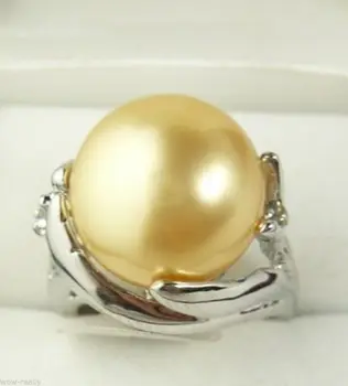 Hot sell Noble- FREE SHIPPING>>>@@ Wholesale price 16new ^^^^Fashion 14mm Genuine Yellow South Sea Shell Pearl Jewelry Ring Sz 7
Hot sell Noble- FREE SHIPPING>>>@@ Wholesale price 16new ^^^^Fashion 14mm Genuine Yellow South Sea Shell Pearl Jewelry Ring Sz 7