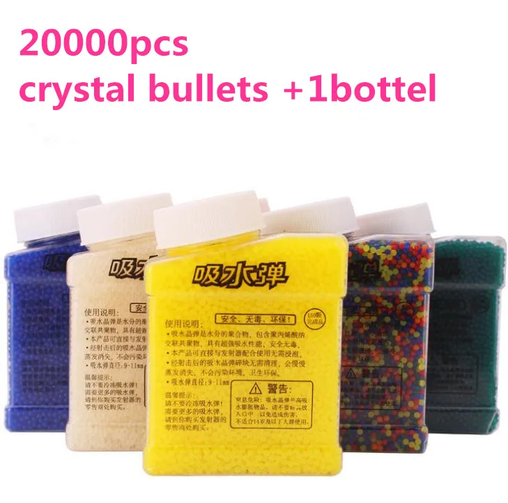 1 Bottle & 20000Pcs Color Water Soft Bullets Water Gun Paintball Bullets Orbeez Gun Accessories Toy Orbeez Balls Crystal Mud hot
1 Bottle & 20000Pcs Color Water Soft Bullets Water Gun Paintball Bullets Orbeez Gun Accessories Toy Orbeez Balls Crystal Mud hot