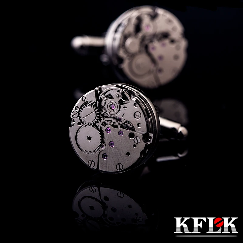 

KFLK brand high quality mechanical cufflinks men cuff links wedding gift French shirt button 2017 New arrival guests
