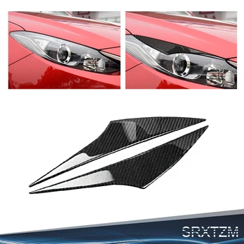 SRXTZM For Mazda3 Axela 2014-2016 Carbon fiber Headlight Eyebrows Eyelids Decorative Front Headlamp Eyebrows Trim Cover Stickers
SRXTZM For Mazda3 Axela 2014-2016 Carbon fiber Headlight Eyebrows Eyelids Decorative Front Headlamp Eyebrows Trim Cover Stickers