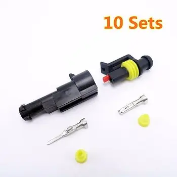 10 Sets kit 1 Pin 1.5mm Super Seal Sealing Waterproof Electrical Wire Connector AMP/Tyco Auto Automatic Plug Socket Wholesale
10 Sets kit 1 Pin 1.5mm Super Seal Sealing Waterproof Electrical Wire Connector AMP/Tyco Auto Automatic Plug Socket Wholesale