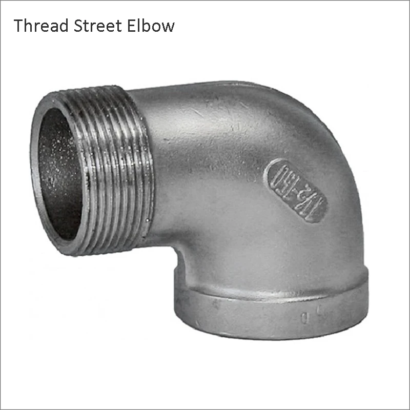 Street Elbow 90 Degree 1" , 1.5" 2" Stainless Steel SS304 Threaded Elbow Pipe Fitting
Street Elbow 90 Degree 1" , 1.5" 2" Stainless Steel SS304 Threaded Elbow Pipe Fitting