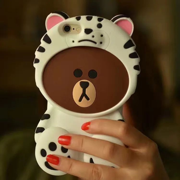 3D Korea Silicone Cutie Cow Dino Bear Phone Case Crossover Anti-knock Soft Full Cover For iPhoneX 6s 8 7plus Shell Casing
3D Korea Silicone Cutie Cow Dino Bear Phone Case Crossover Anti-knock Soft Full Cover For iPhoneX 6s 8 7plus Shell Casing