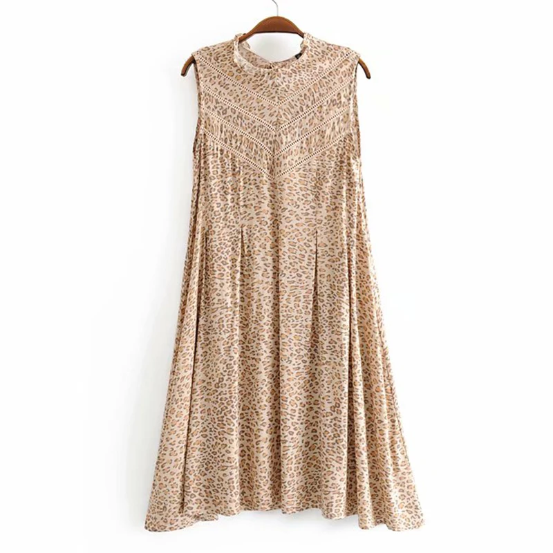 fashion retro leopard print high collar sexy openwork print Women's dress leisure holiday high street commuter elegant dress
fashion retro leopard print high collar sexy openwork print Women's dress leisure holiday high street commuter elegant dress