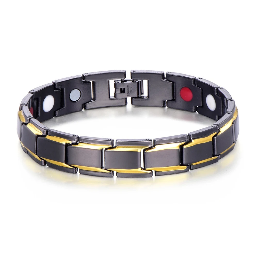 2019 New Black Men's Health Bracelets & Bangles Magnetic H Power Stainless Steel Charm Bracelet Jewelry for Man Ma'le
2019 New Black Men's Health Bracelets & Bangles Magnetic H Power Stainless Steel Charm Bracelet Jewelry for Man Ma'le
