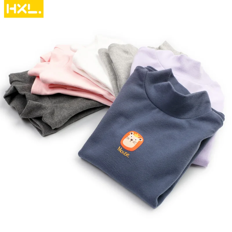 2018 Autumn Winter New Kids T-Shirts Boys Girls Thermal Underwear Bottoming Shirts High Neck Long Sleeved Cotton Thick Solid
2018 Autumn Winter New Kids T-Shirts Boys Girls Thermal Underwear Bottoming Shirts High Neck Long Sleeved Cotton Thick Solid