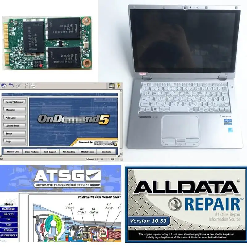 Car Diag Scanner touchscreen Laptop CF-AX2 I5 Alldata V10.53 + Mitchell 5 + ATSG 2012 auto repair software for multi-brand car
Car Diag Scanner touchscreen Laptop CF-AX2 I5 Alldata V10.53 + Mitchell 5 + ATSG 2012 auto repair software for multi-brand car