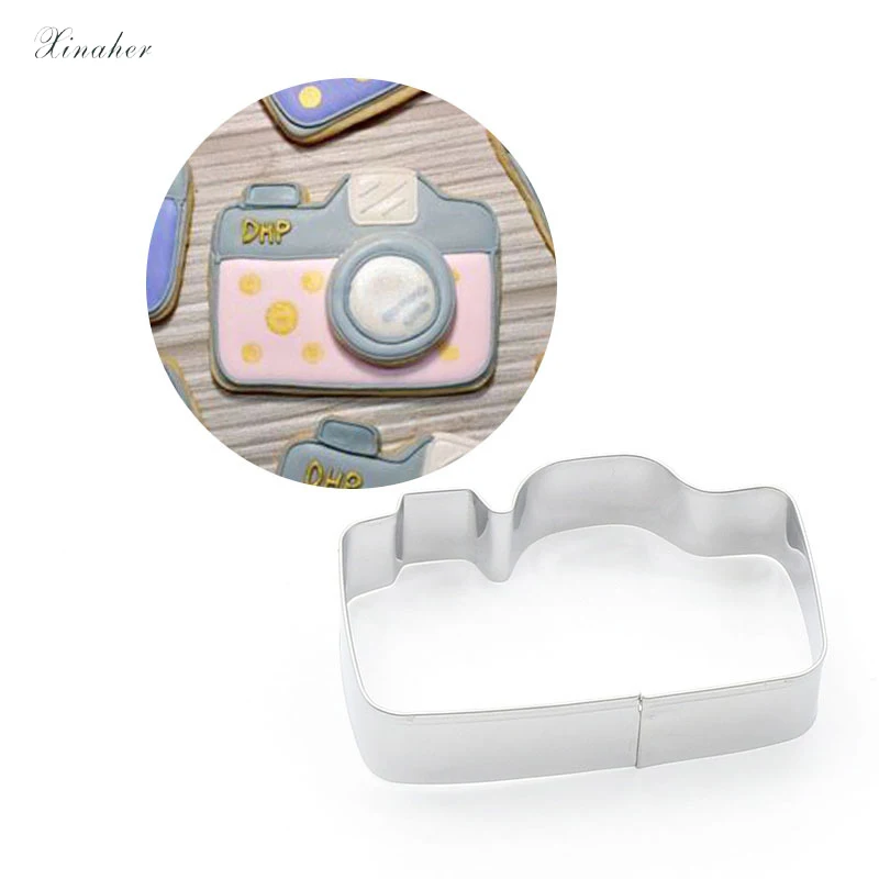 XINAHER 1PC camera shape Cookie Cutter Mold Food Grade Stainless Steel DIY Fondant Pastry Decorating 3D Biscuit Mold
XINAHER 1PC camera shape Cookie Cutter Mold Food Grade Stainless Steel DIY Fondant Pastry Decorating 3D Biscuit Mold