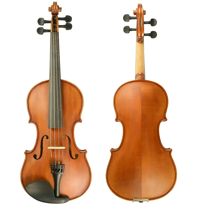 Stain Finish Student Violin Solidwood Violin 4/4Violin Full Size Violin Bow+ Case Set
Stain Finish Student Violin Solidwood Violin 4/4Violin Full Size Violin Bow+ Case Set