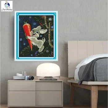 JoySunday crossstitch kits needlework rabbit and carrot animal 14CT11CT cottonfabric deco painting gift art factory wholesale
JoySunday crossstitch kits needlework rabbit and carrot animal 14CT11CT cottonfabric deco painting gift art factory wholesale