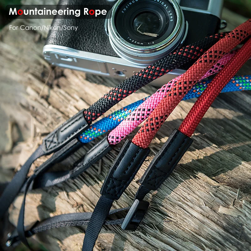Hand-woven Nylon Mountaineering Rope Camera Shoulder Neck Strap 85cm to 185cm Belt for Canon Nikon Olympus Pentax Sony DSLR
Hand-woven Nylon Mountaineering Rope Camera Shoulder Neck Strap 85cm to 185cm Belt for Canon Nikon Olympus Pentax Sony DSLR