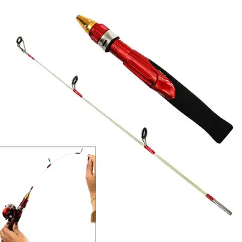 50cm 2 Sections 1.4mm Top Diameter Mini Portable Durable Shrimp Prawn Fishing Rods Lightweight Winter Ice Fishing Pole
50cm 2 Sections 1.4mm Top Diameter Mini Portable Durable Shrimp Prawn Fishing Rods Lightweight Winter Ice Fishing Pole
