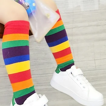 Baby Girl Knee High Rainbow Princess Socks Cute Baby Long Tube Booties Striped Socks
Baby Girl Knee High Rainbow Princess Socks Cute Baby Long Tube Booties Striped Socks
