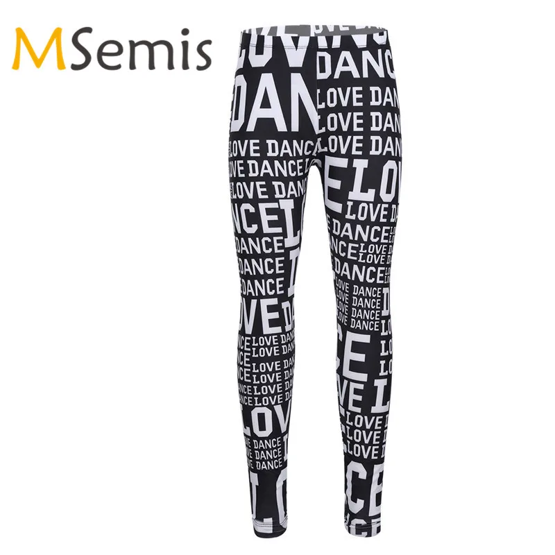 Kids Girls Dance Pants Gymnastics Leotard for Dancing Letters Printed Pants Leggings Tights for Party Dance Performance Causal
Kids Girls Dance Pants Gymnastics Leotard for Dancing Letters Printed Pants Leggings Tights for Party Dance Performance Causal