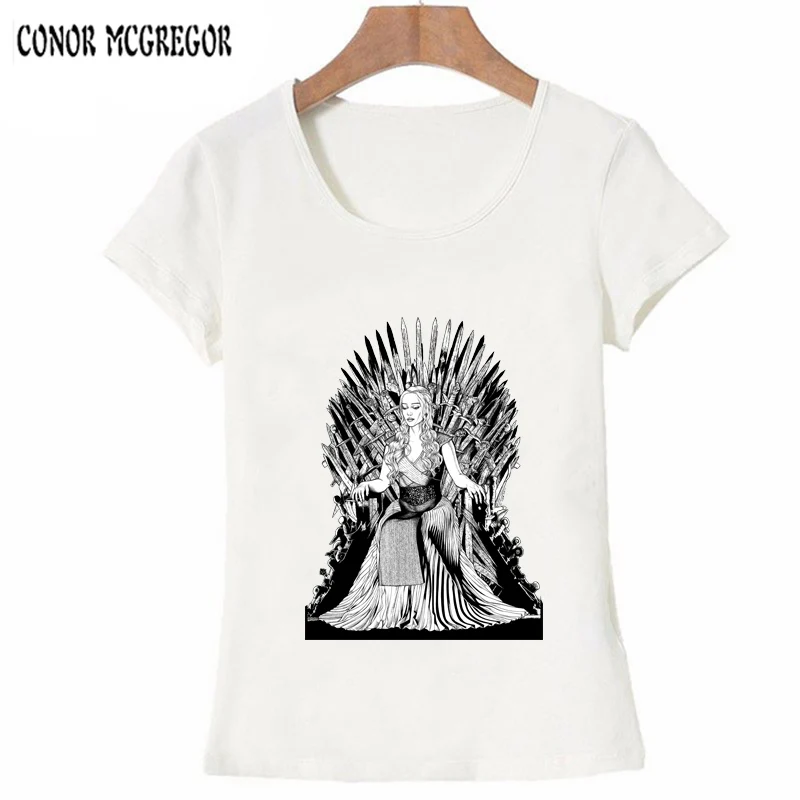 2017 Game of Thrones T shirt Mother Of Dragon Iron Throne Shirt Dragon Queen Mhysa Dragon Queen T Shirts Women Girl Slim Shirts
2017 Game of Thrones T shirt Mother Of Dragon Iron Throne Shirt Dragon Queen Mhysa Dragon Queen T Shirts Women Girl Slim Shirts