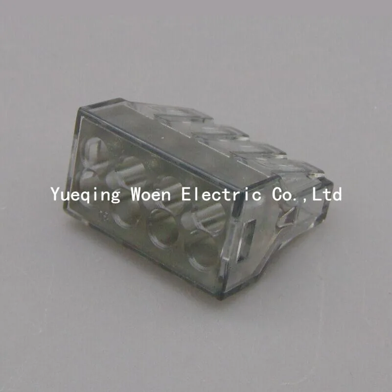 transparent ES-108 wire connector building wire connector terminal copper wire 0.75~2.5mm wire
transparent ES-108 wire connector building wire connector terminal copper wire 0.75~2.5mm wire