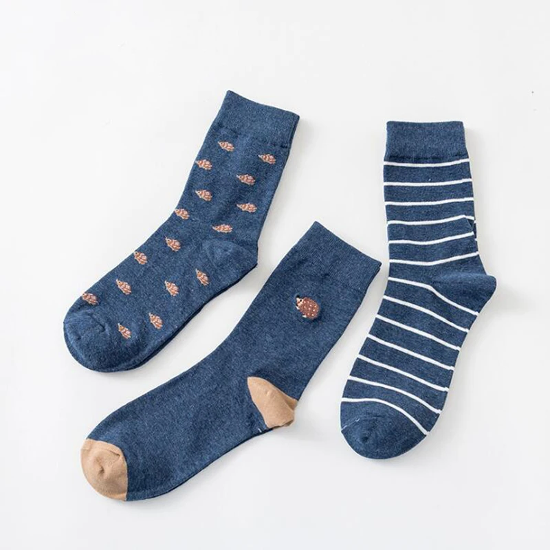 3Pairs New Embroidery Cotton Men's Socks Stripe Hedgehog Long Socks Ankle Happy Socks Male Casual Sokken Man Calcetines Gift
3Pairs New Embroidery Cotton Men's Socks Stripe Hedgehog Long Socks Ankle Happy Socks Male Casual Sokken Man Calcetines Gift