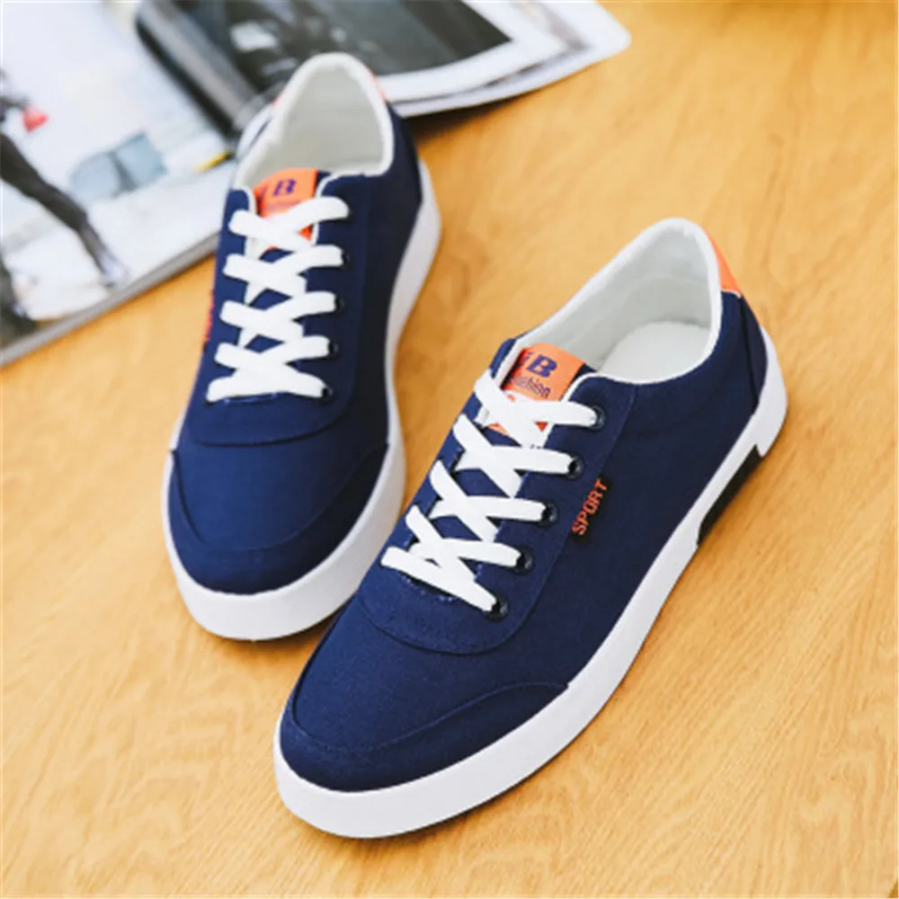 Men's Vulcanized Shoes Casual Sports Canvas White Shoes lace-up Lightweight Breathable all-match Comfortable Leisure Male rubber
Men's Vulcanized Shoes Casual Sports Canvas White Shoes lace-up Lightweight Breathable all-match Comfortable Leisure Male rubber