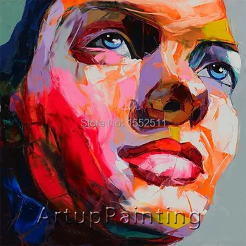 Palette knife painting portrait Palette knife Face Oil painting Impasto figure on canvas Hand painted Francoise Nielly 13
Palette knife painting portrait Palette knife Face Oil painting Impasto figure on canvas Hand painted Francoise Nielly 13