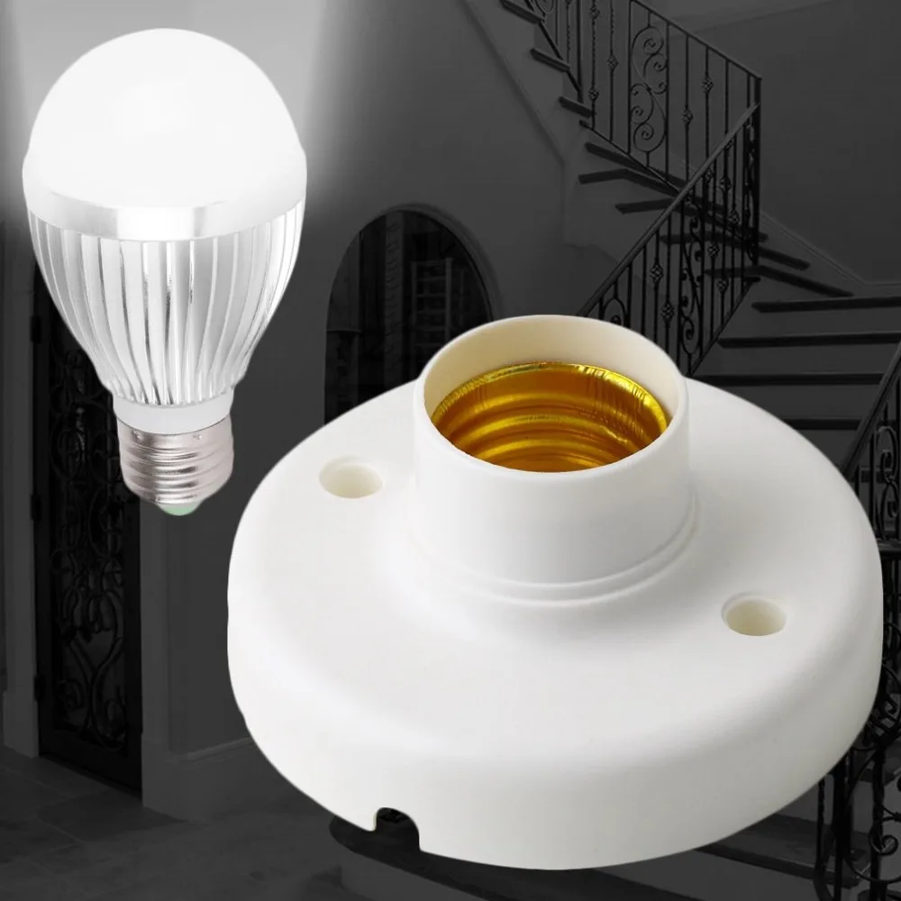 Useful E27 Round Plastic Base Screw Light Bulb Lamp Socket Holder White E27 Base Lamp Socket Popular Lamp Holder
Useful E27 Round Plastic Base Screw Light Bulb Lamp Socket Holder White E27 Base Lamp Socket Popular Lamp Holder