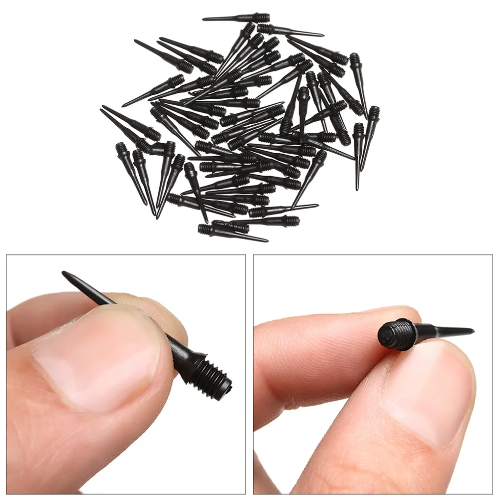 100Pcs 27mm Black Darts Shafts Soft Tips Professional Plastic Thread Replacement Accessories Gadgets 2BA Size For Darts Gaming
100Pcs 27mm Black Darts Shafts Soft Tips Professional Plastic Thread Replacement Accessories Gadgets 2BA Size For Darts Gaming