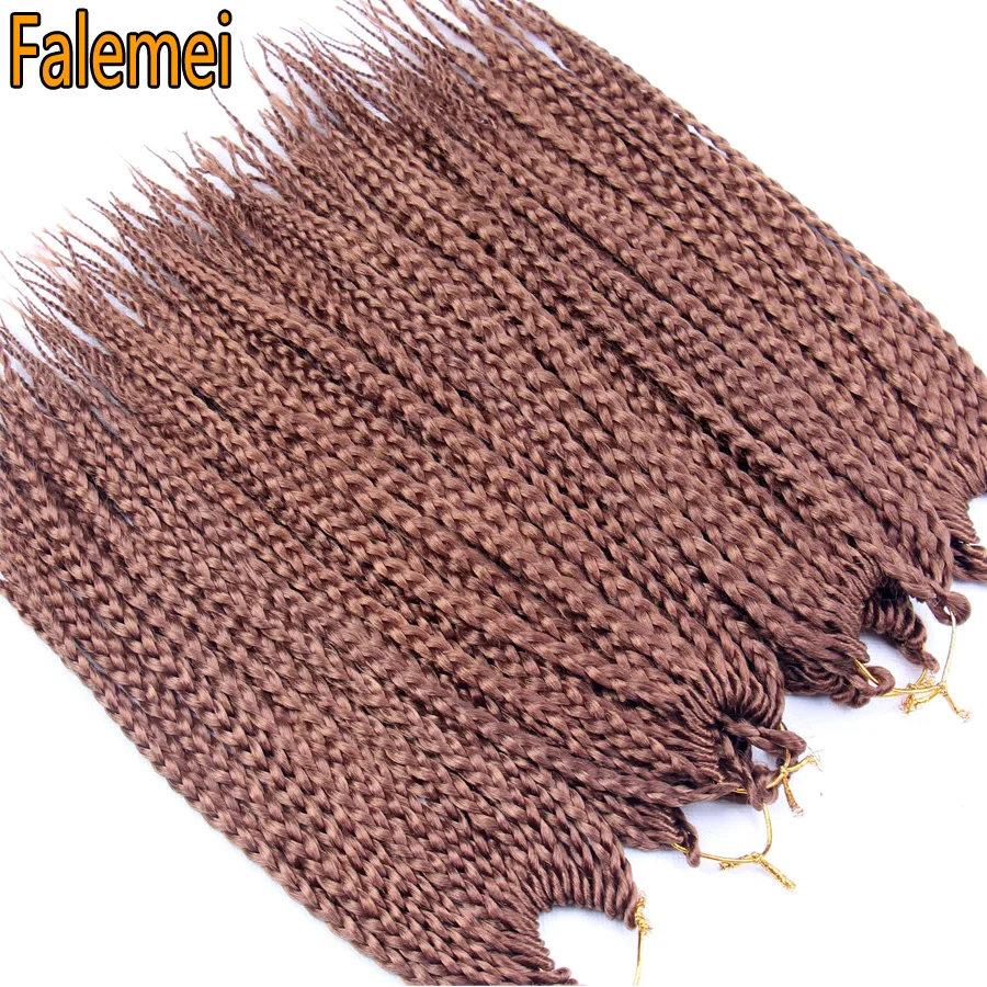 FALEMEI Crochet Braid 3X Box Braid Hair Extensions 12Inch 75g 22strands/pack Low Temperature Fiber Synthetic Crotchet Hair Ombre
FALEMEI Crochet Braid 3X Box Braid Hair Extensions 12Inch 75g 22strands/pack Low Temperature Fiber Synthetic Crotchet Hair Ombre